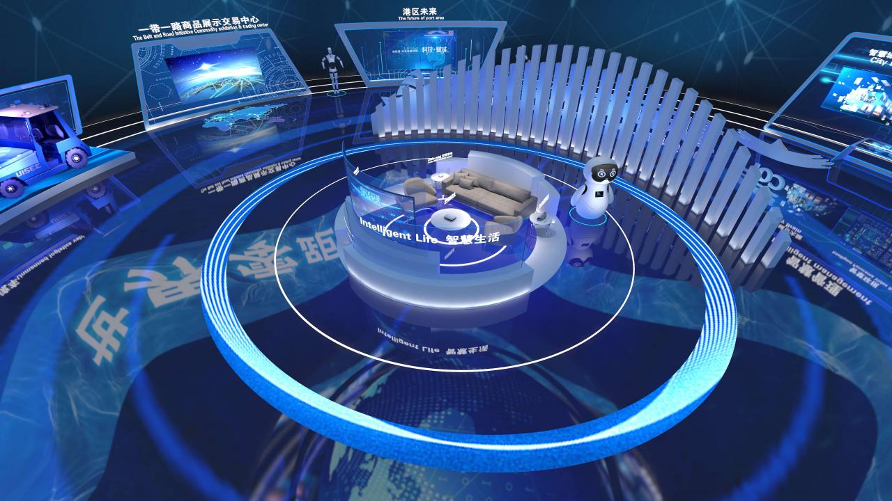 企業(yè)展廳設(shè)計必須具有企業(yè)的特色插圖